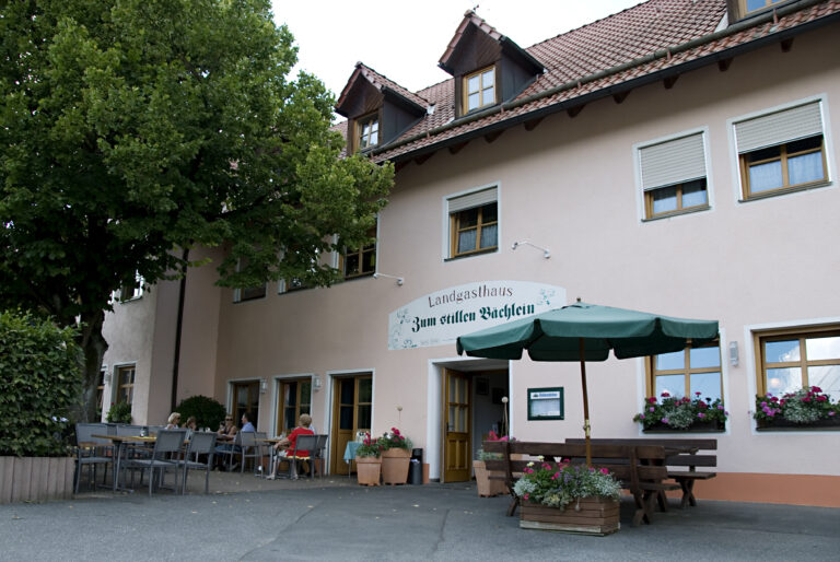 Landgasthaus zum stillen Bächlein Egensbach im Hammerbachtal, Außenansicht